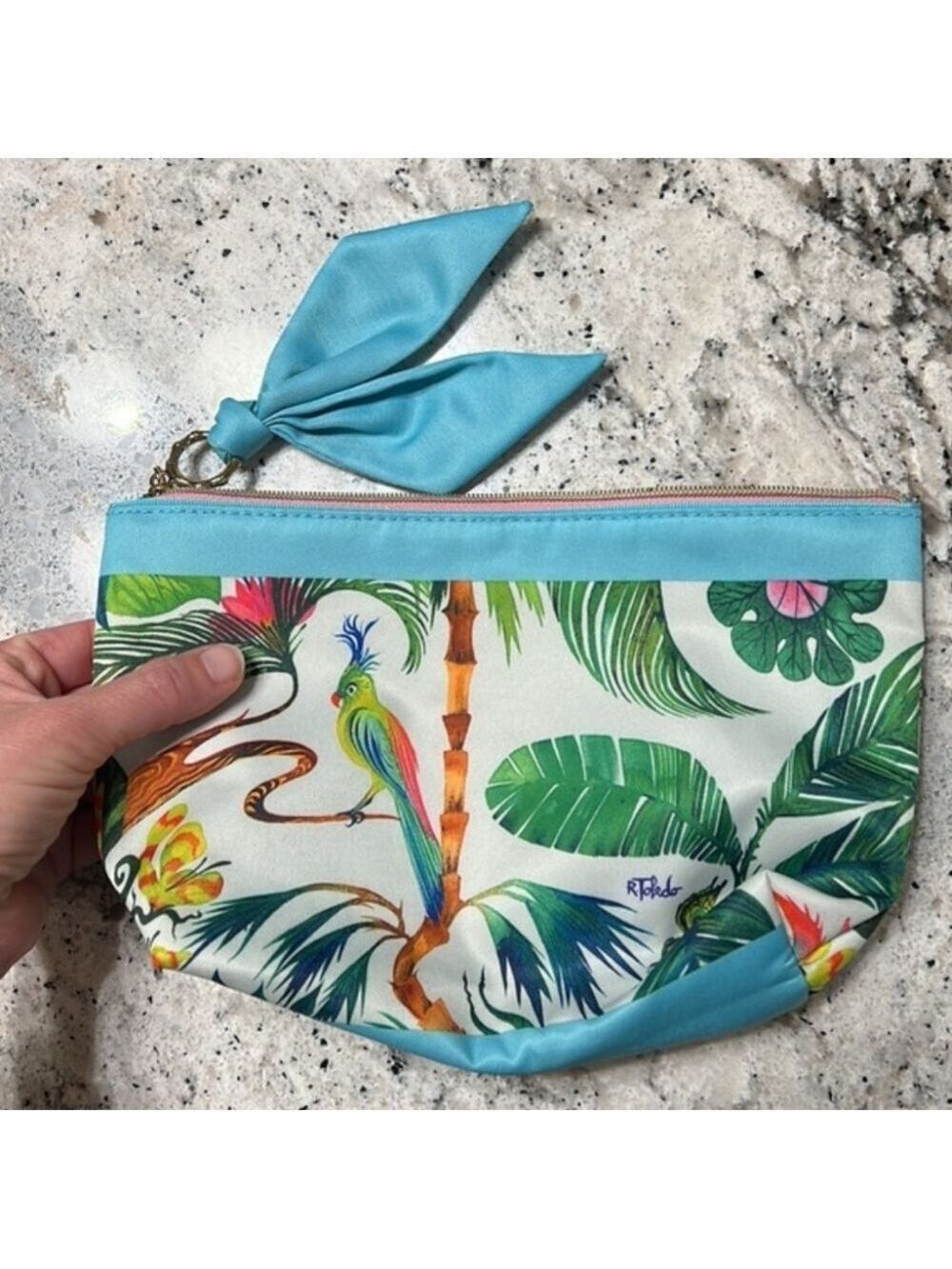 Ruben Toledo x Estee Lauder Cosmetic Bag NEW